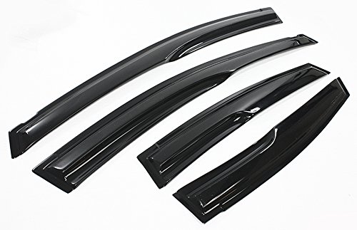 Cuztom Tuning JDM 3D Style Smoked Window Visor Vent Shade for 2010-2015 Toyota Prius ZVW30