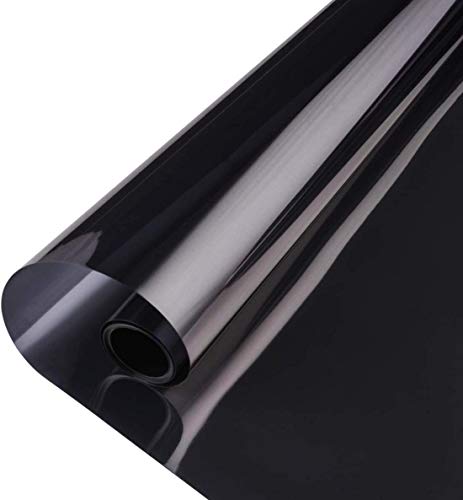 Image of SIA VENDORS Window Film Privacy Window Heat Control Flim Glass Films Self-Adhesive Window Tint for Home and Office 12x50 inches
