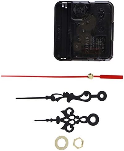 Diyiming 20 Sets Black Quartz Clock Movements Mechanism Quartz Clock Motor&Hands Silent Sweep Wall Clock Cross Stitch Battery Operated Wall Clock Movement Kit Battery Powered DIY Repair Replacement