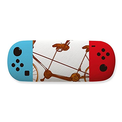 Étui de rangement pour lunettes de vélo boîte de transport 3 places motif dessin animé
