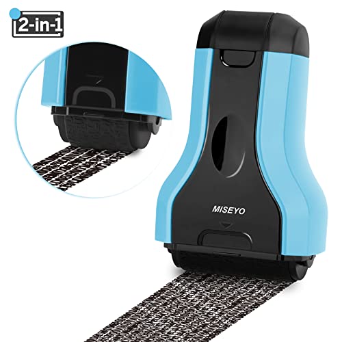 Miseyo Tampon à rouleau 2 en 1 pour protection contre le vol d'identité Bleu Cover