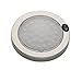 Produktbild lighteu, 12 V / 2.2 W, 140 MM, 316L Edelstahl, Design-Led Dome Licht Deckenleuchte Mit Schalter (warmweiß) für Boot, Yacht und Caravan, Wohnmobil, Wohnmobil, RV [Energieklasse A]