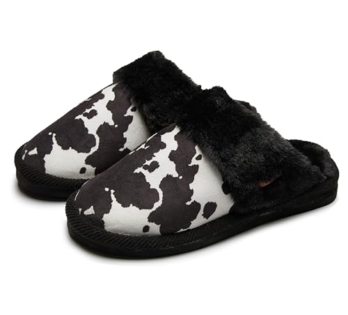 Funky Junque Cozy Plush Women's Memory Foam Slippers - Mother's Day Gift - Indoor/Outdoor Slip-Ons