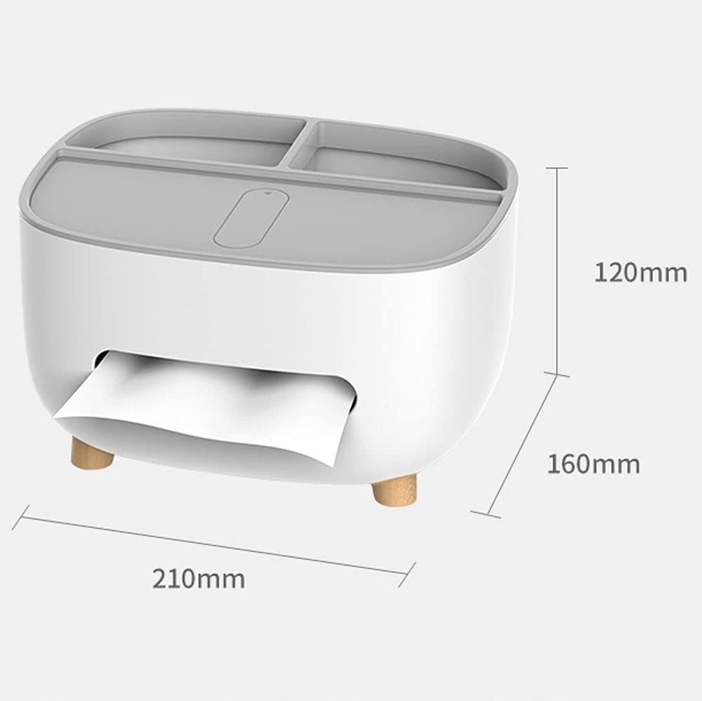 Multifunctiol ABS Material Storage Box. Suitable for Bathroom, Bedroom and Office, Size 210mm×160mm×120mm