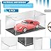 DoubleFill 1 Pcs Clear Acrylic Display Case for 1: 24 Model Car Requires Installation Acrylic Display Box with Black Base Model Storage Case Stands for Toy Car Collectibles