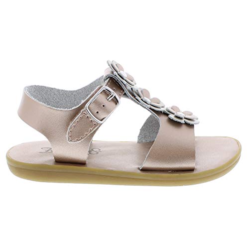 FOOTMATES Jasmine and Eco-Jasmine Waterproof Sandals for Girls and Boys with Slip-Resistant, Non-Marking Outsole and Strap Closure for Infants, Toddlers, and Kids Ages 0-12