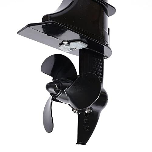 Goudergo 4 Stroke 7HP Boat Motor Engine,196CC Outboard Motor with Air Cooling TCI System for Small Watercraft & Small Boats of Different Materials - Thumbnail 6
