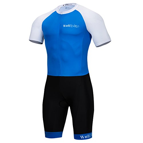 Lo.gas Men's Triathlon Trisuit Ironman Suits for Cycling Running Swimming Sleeveless/Short Sleeve