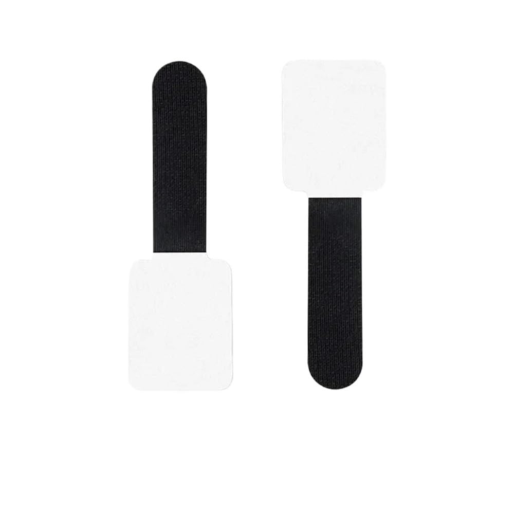 Sunrrafck 10Pcs Black 20/10Pcs Releasable Cable Organizer Ties Mouse Earphones Wire Management Nylon Reusable Loop Hoop Tape Straps Tie(10Pcs Black)