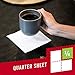 Brawny Tear-A-Square Paper Towels, Quarter Size Sheets, 16 Count of 128 Sheets Per Roll