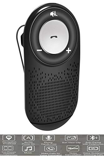 Bluetooth Cell Phone Car Speakerphones TIANSHILI Wireless HandsFree Talking Visor Clip Car Kit
