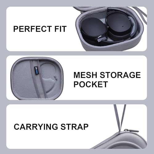 Image of Hard Case for Skullcandy Bluetooth Headphones, Grey(Case Only) | for Skullcandy Crusher ANC 2 /Crusher Evo /Crusher 1080 /Crusher 720 /Crusher /Crusher 540 /Hesh ANC /Hesh Evo /Hesh 540 Headphones