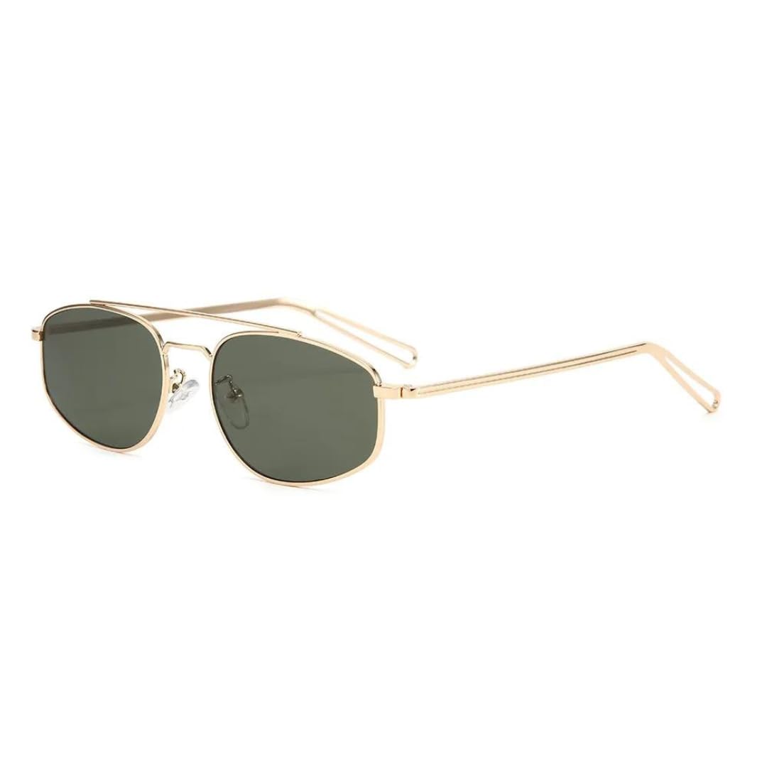 goglassic Leon Aviator Sunglasses, PC Lens, Metal Frame, 48mm Lens, 20mm Bridge, 145mm Temple-picture-51