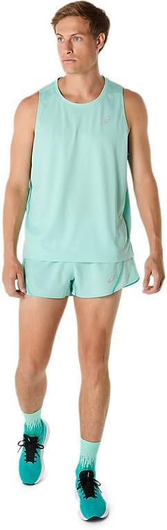 ASICS Men's Silver Split Short Running Apparel