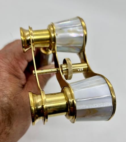 Binoculares Ópera Vintage con Estuche de Cuero miniatura 5