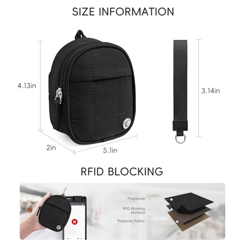 CLUCI Duffle Bag for Travel Bundles with Mini Backpack Keychain Wallet3