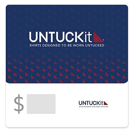 UNTUCKit Gift Card Configuration Asin - Email Delivery