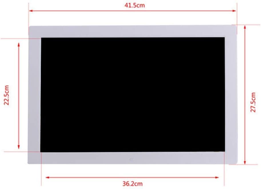 Machine publicitaire 17 pouces blanche pour optimiser l'affichage de produit HD