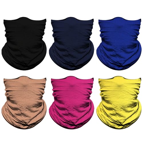Image of Venswell Neck Gaiter Face Mask Men Women,Seamless Bandana Rave Face Cover Scarf Mask,Balaclava,Headband, Head Wrap,Headwear