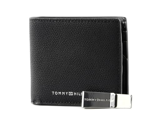Tommy Hilfiger Business Leather GP Mini CC Wallet and Money Clip Black