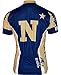 Adrenaline Promotions Navy Midshipmen Cycling Jersey,X-Large, Navy Blue/ Yellow