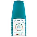 Preserve On the Go Cups (Set of 10), Aqua, 16 oz