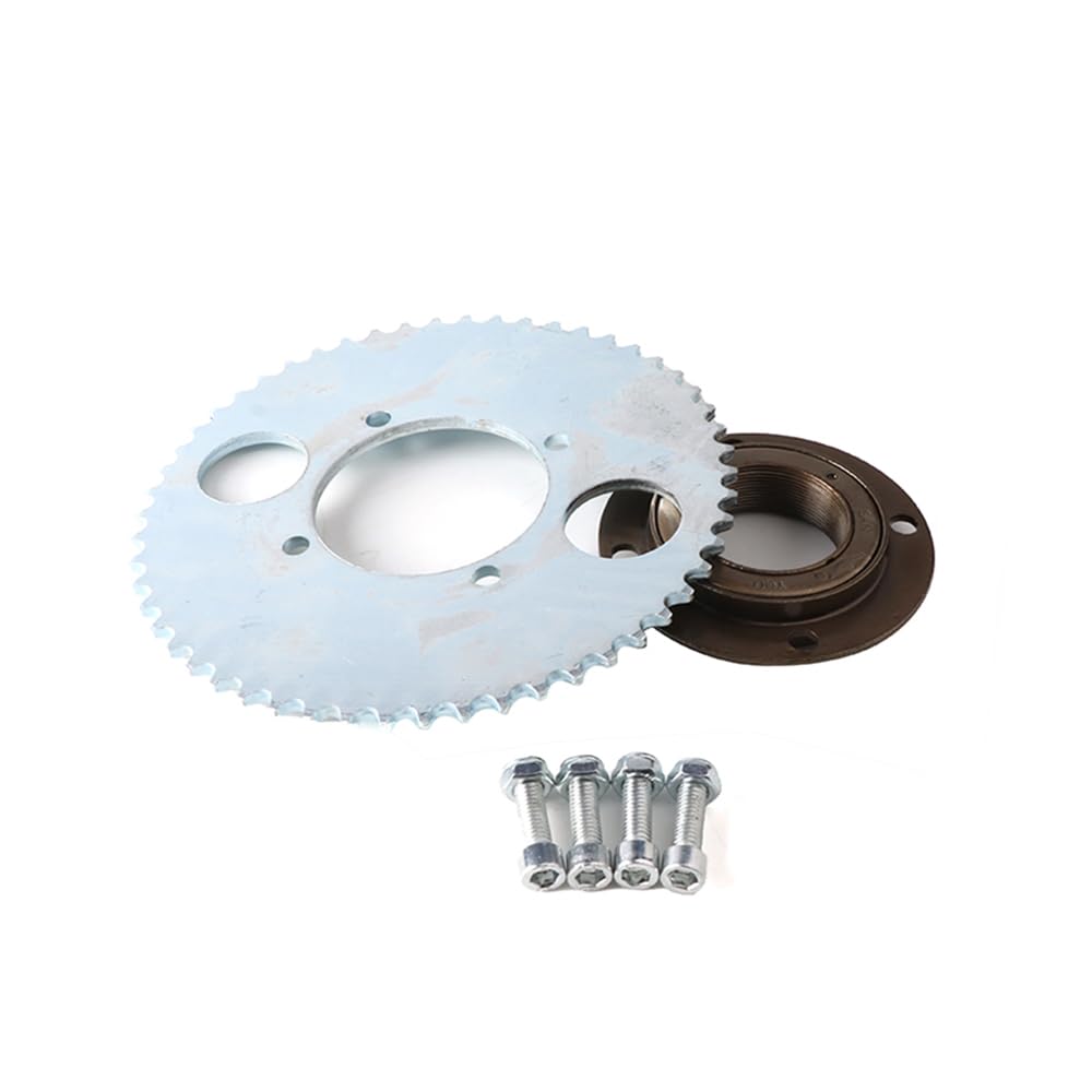 Kettenrad 126L Kette T8F 54T Kettenrad Antriebsrad ohne Zahn 4 Löcher Freilaufsatz Passend for Elektroroller Fahrrad Pocket Pit Dirt Bike