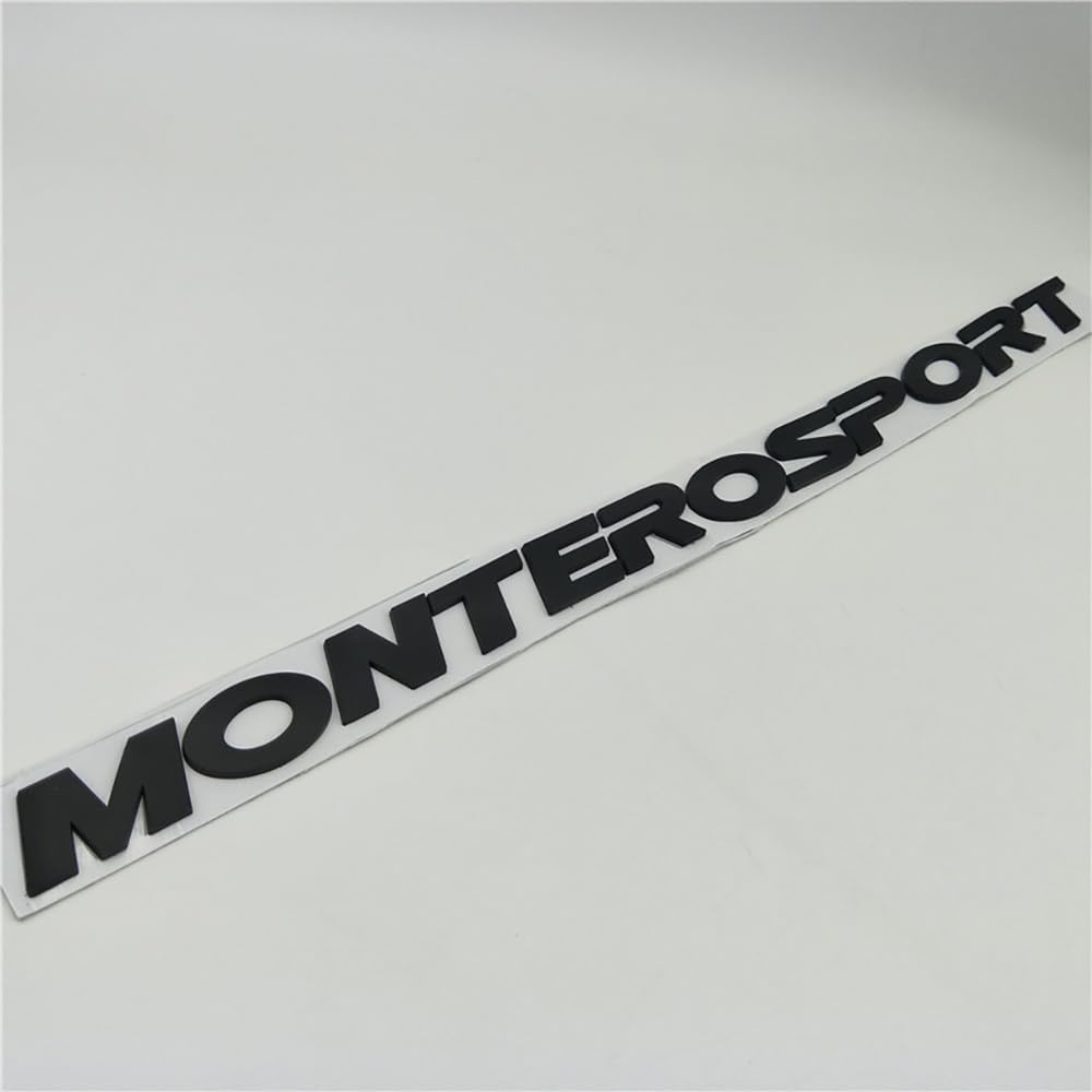 Car Body Emblems Replacement Rear Trunk Tailgate Sticker Chrome Letters for Pajero Montero Sport Monterosport Suv 3D Badge Accessories,C