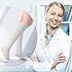 sinocare 3 Paar 23-32 mmHg Kompressionsstrümpfe Damen & Herren, Medizinische kompressionsstrümpfe Klasse 2, CCL2 Kompressionssocken (S/M, Schwarz/Fleisch/Weiß)