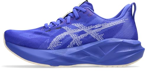 Image of ASICS Novablast 5 womens Sneaker, Cobalt Burst /White, 8.5 US