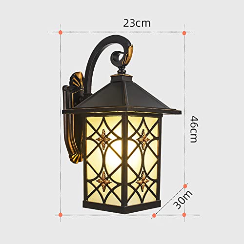 Appliques murales extérieures étanches ZXQUEGF pour éclairage maison et patio