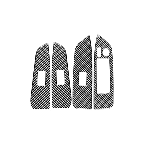 Garniture bouton lève-vitre pour Highlander 2015-2021 : autocollant intérieur en ABS