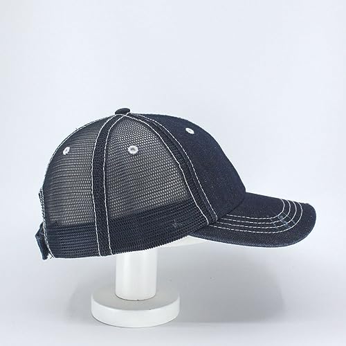 Image of The Vintage Year Washed Cotton Unstructured Soft Mesh Adjustable Trucker Baseball Cap