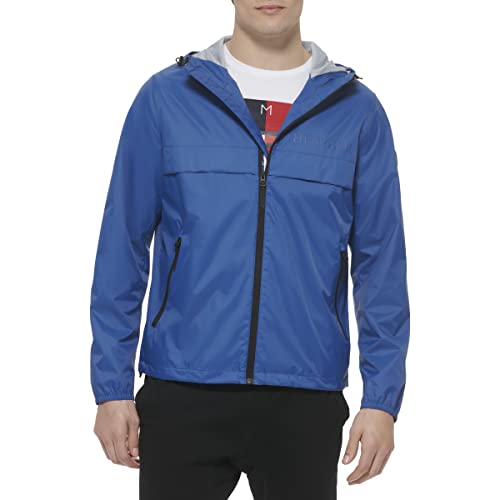 Image of Tommy Hilfiger Men's Simple Hooded Rain Jacket