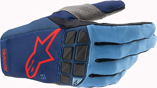 Luva Alpinestars Racefend 2021 Azul Escuro Vermelh