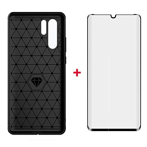 Asuwish Cover per Huawei P30 con Pellicola Vetro Temperato Vetrino Magnetica Anello Supporto Resistente Protettiva Protezione TPU Silicone Hawaii P 30