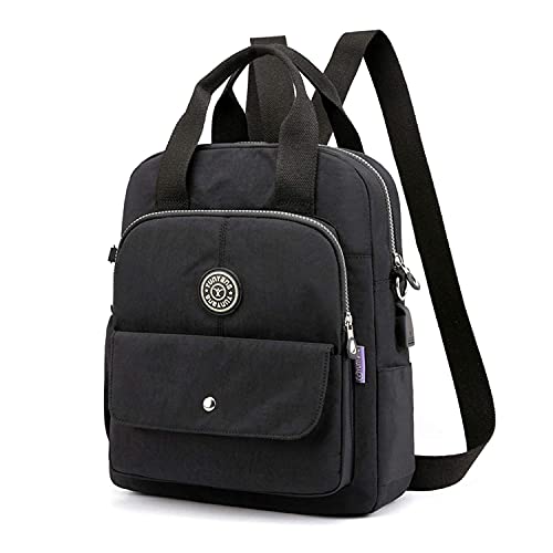EVEOUT Mini Sac à dos pour Femmes Sac de voyage Multi-poches Sac à Bandoulière Décontracté en...