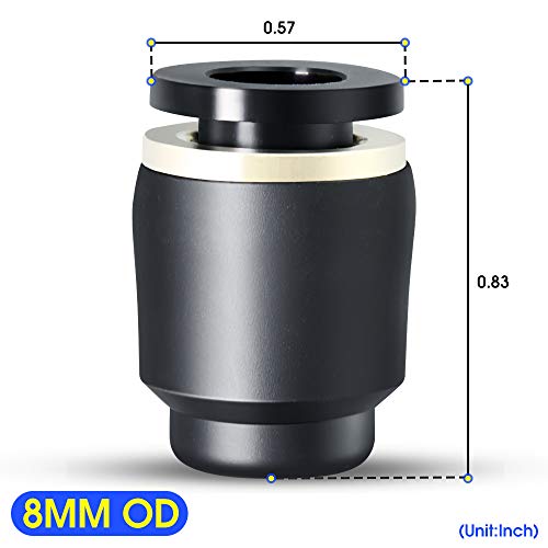 Tubo de plástico OD de 8 mm para reparar caídas de presión con tapón PPF-8 3