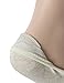 OSABASA H2H Womens Casual No-Show 3Pairs Socks of Various Pastel Colors BEIGE S (KWMS058)