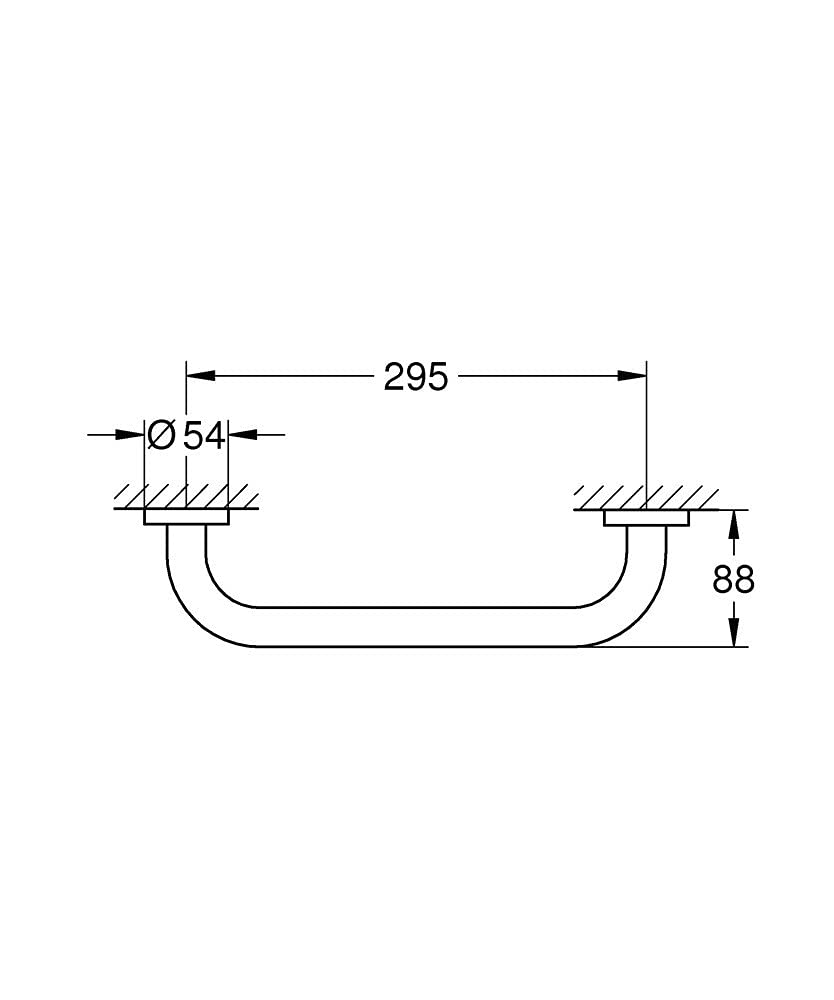 Grohe 40421DC1 40421DC1-Essentials - Asidero 295 mm, Acabado SuperSteel,