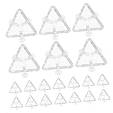 Firme y estable: equipado con tornillos y tuercas, este soporte proporciona una fijación firme y estable, evitando cualquier movimiento o aflojamiento, soporte de fijación de la junta, esquina fija triangular