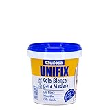 No mancha, se limpia con agua Quilosa T006056 Cola Blanca Unifix M-54, 1 kg