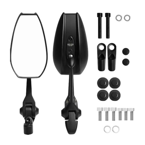 Retrovisor moto con lentes antideslumbrantes de alta precisión para manillar universal