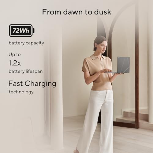 Image of ASUS Zenbook S14 (2026),Smartchoice,Intel Core Ultra 5 226V,Intel Arc iGPU,16GB /512GB,3K OLED,Touchscreen,14 inch(35.5 cm),Windows 11,M365 Basic(1Y),Office 2024,Gray,1.2 Kg,UX5406SA-PZ658WS,Copilot+ PC