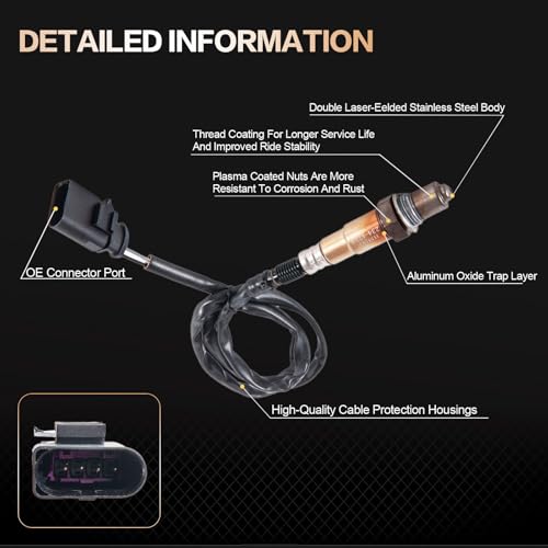Sensor de oxígeno calentado HMJXF para Volkswagen miniatura 7