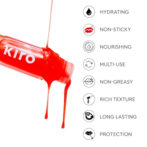 Image of Kiro PH-Play Color Changing Lip & Cheek Oil - Cherry Nectar, 5.5ml | Hydrating, Nourishing & Smoothening | Non-Sticky, Non-Greasy | Infused with Vegan Squalane, Prickly Pear Oil & Red Dragon Fruit