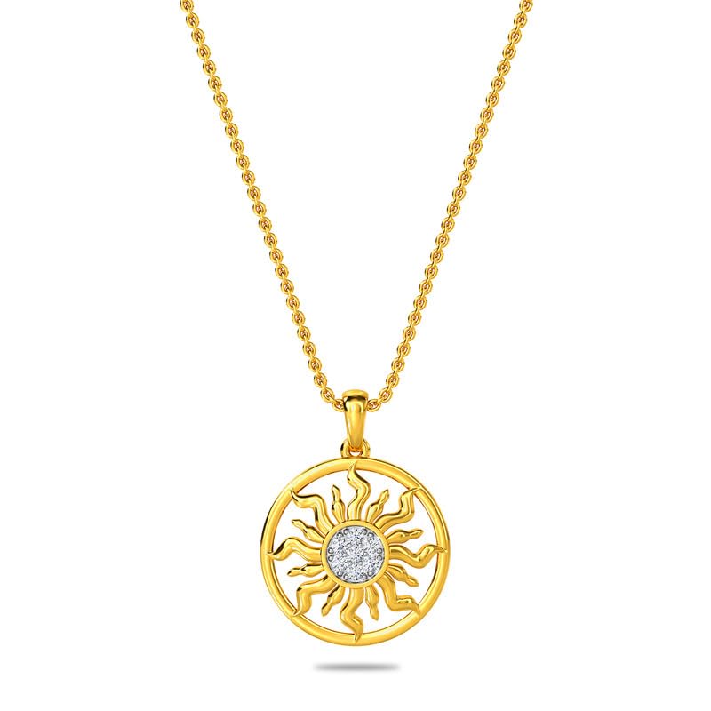 JEWELS 14KT|18KT BIS Hallmark Pure Gold Pendant for Women