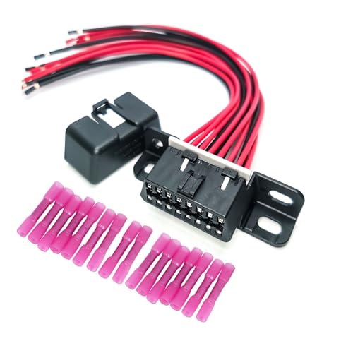 Puerto OBD2 12110250 conector pigtail para cableado ALDL y tapa protectora 12146933 de coche