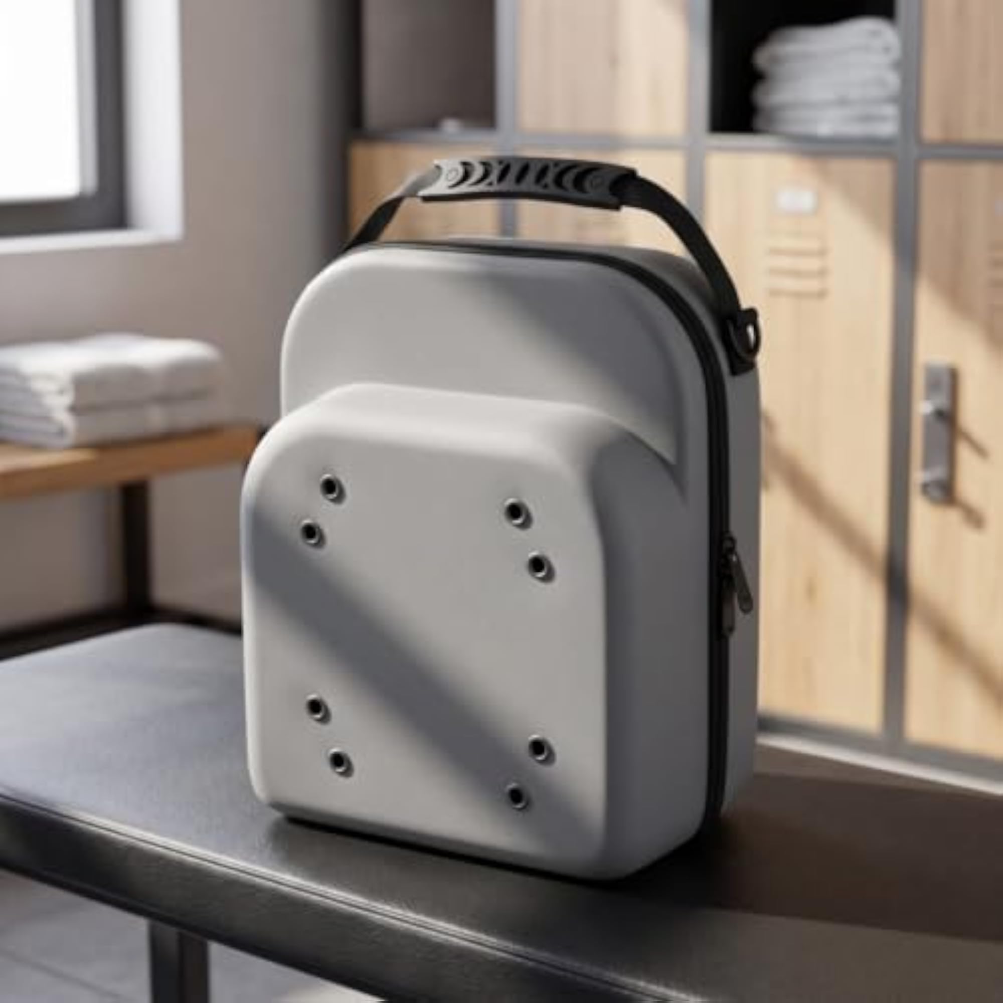 Crush-Resistant Baseball Cap Travel Case with Shoulder Strap