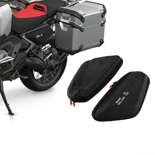 Design impermeabile per bagaglio da moto: il materiale in nylon impermeabile di alta qualità con cerniere antiscivolo crea una barriera affidabile contro pioggia, polvere e detriti, mantenendo i tuoi oggetti essenziali asciutti e protetti durante tutte le condizioni di guida e avventure sulla tua BMW R 1300 per GS Adventure 2024-2025.